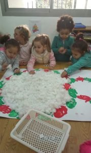 Le bonhomme de neige de la petite section